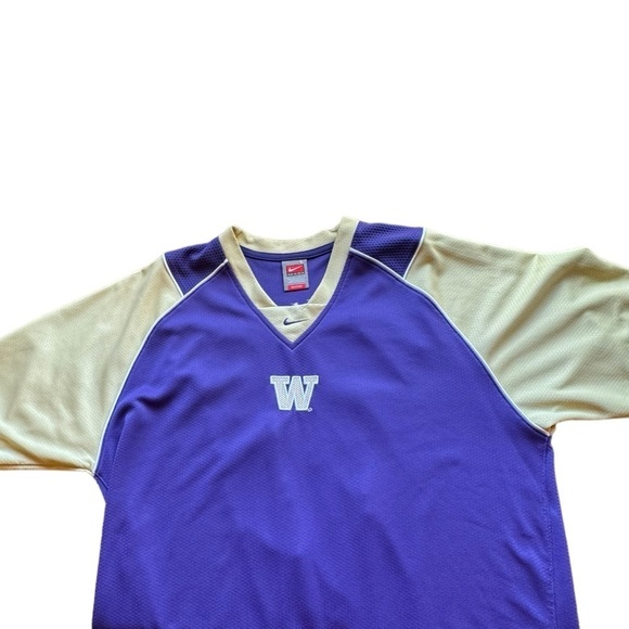 Nike Dri-Fit Authentic Washington Huskies Purple Graphic Logo Tee Men's Size L - Picture 7 of 14